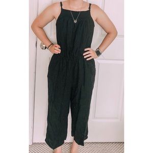 OLD NAVY linen cropped jumpsuit